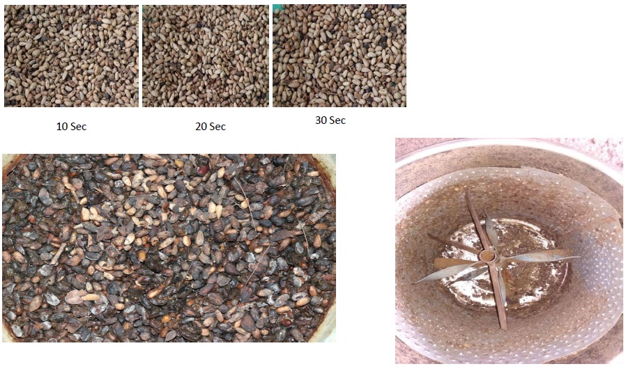 neem depulping machine